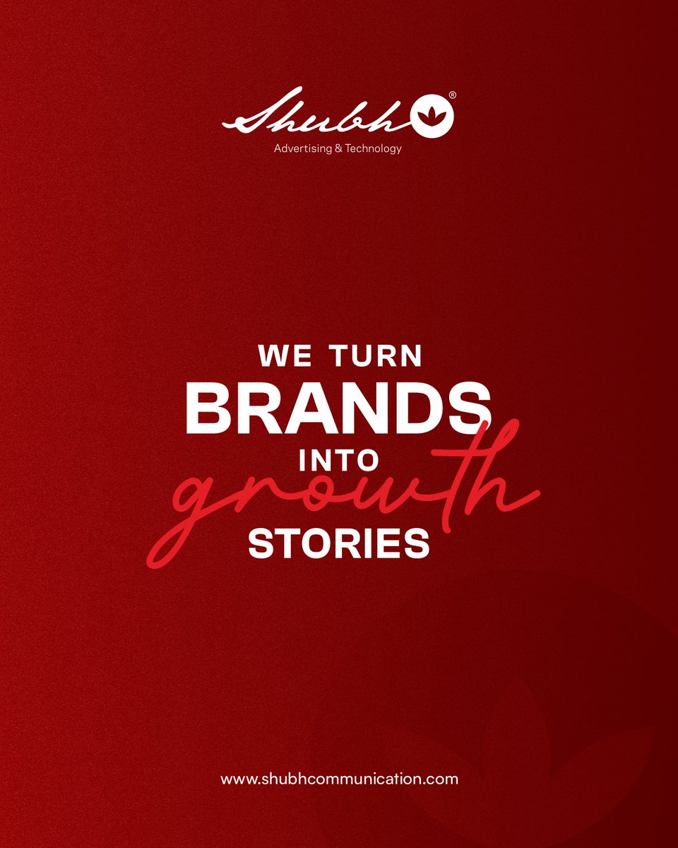 AndShubh's tweet photo. We don’t just build brands…
we build stories that grow.
From first idea to real impact—
 we turn brands into growth. 

#GrowthStories #ShubhAdvertising #BrandBuilders https://t.co/veAKu6xcWM