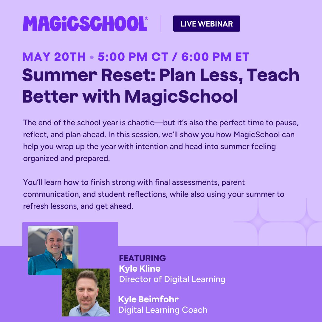 MagicSchool AI 💜 🪄✨ tweet media