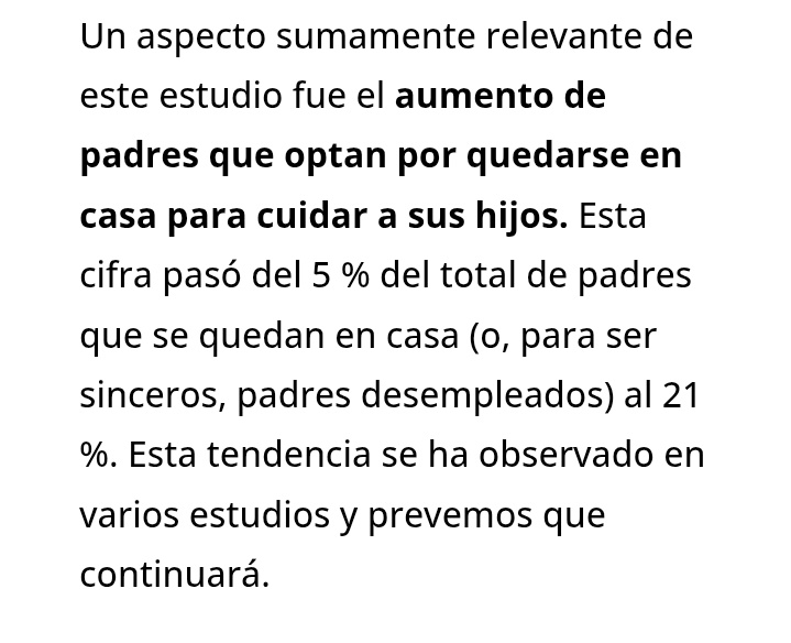 Laia_uwu_'s tweet photo. @Angel48051145 @OcheRadfem Habla de solo el 21% de padres en MATRIMONIOS, solo cuidan 1 día a la semana, lo hacen por desempleados, no por opción
Si vas a ocupar fuentes leelas primero porque solo acabas de darme la razon https://t.co/ZHCgi5ia8D