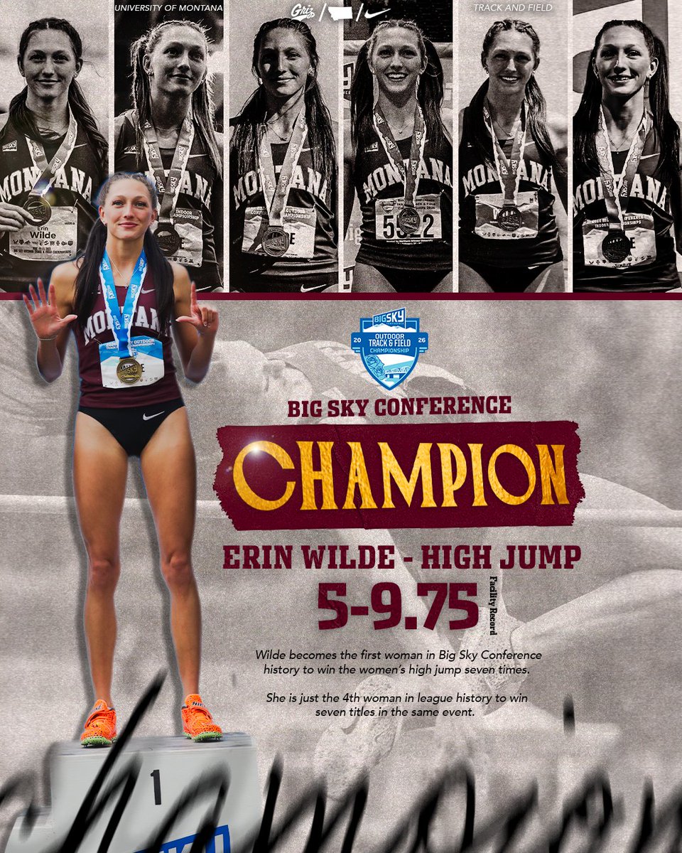 MontanaGrizTFXC's tweet photo. 🥇🥇🥇🥇🥇🥇🥇

Erin Wilde has done it again. https://t.co/zfO5Fa9olt