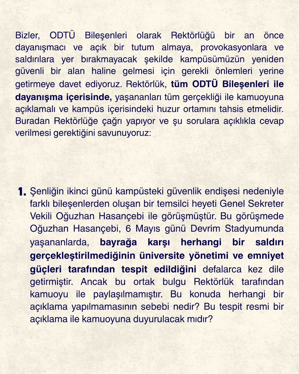 ODTÜ Eğitim Sen #RantYolunaHayır tweet media