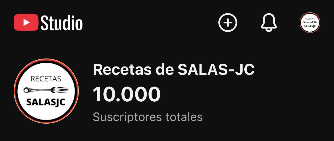Salasjc's tweet photo. Gracias a todos!!! Ya somos 10.000 en el canal. https://t.co/XdAB7qKIR1