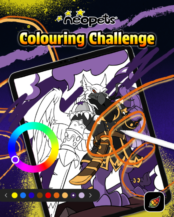 Neopets's tweet photo. Have you entered the Pigment x Neopets Colouring Challenge yet? 🎨 We’re teaming up with @pigment_app and artist @FerWanwan and we want to see your most creative, cosy, or completely Neopian colouring masterpieces! 

⭐ How to enter: ⭐
1️⃣ Download the Pigment app on iOS
2️⃣ Colour in any Neopets page!
3️⃣ Screenshot and post your finished artwork tagging @Neopetsofficialaccount and @pigment_app
4️⃣ Optional - The first 500 Neopians to use the "NEOPETSFREEMONTH" code in our Linktree will also receive 1 month free subscription!
⚠️ Prefer to keep your masterpiece mysterious? You can also DM it to us on Instagram for a chance to be reposted!

Entries close May 25th PST.

Not on iOS? No worries! Download a Neopets colouring page from our Linktree, colour it digitally or traditionally, and enter the same way!

Throughout the challenge, we’ll be rewarding creative entries with rare in-game prizes and Pigment subscriptions. At the end, 5 grand prize winners will receive a rare item bundle, NC, a Pigment subscription, and some IRL Neopets goodies!

So grab your favourite colours, channel your fave Paint Brush, and show us your Neopian creations. 🌈💙

#Neopets #PigmentApp #NeopetsArt #ColouringChallenge #cosy #colouring