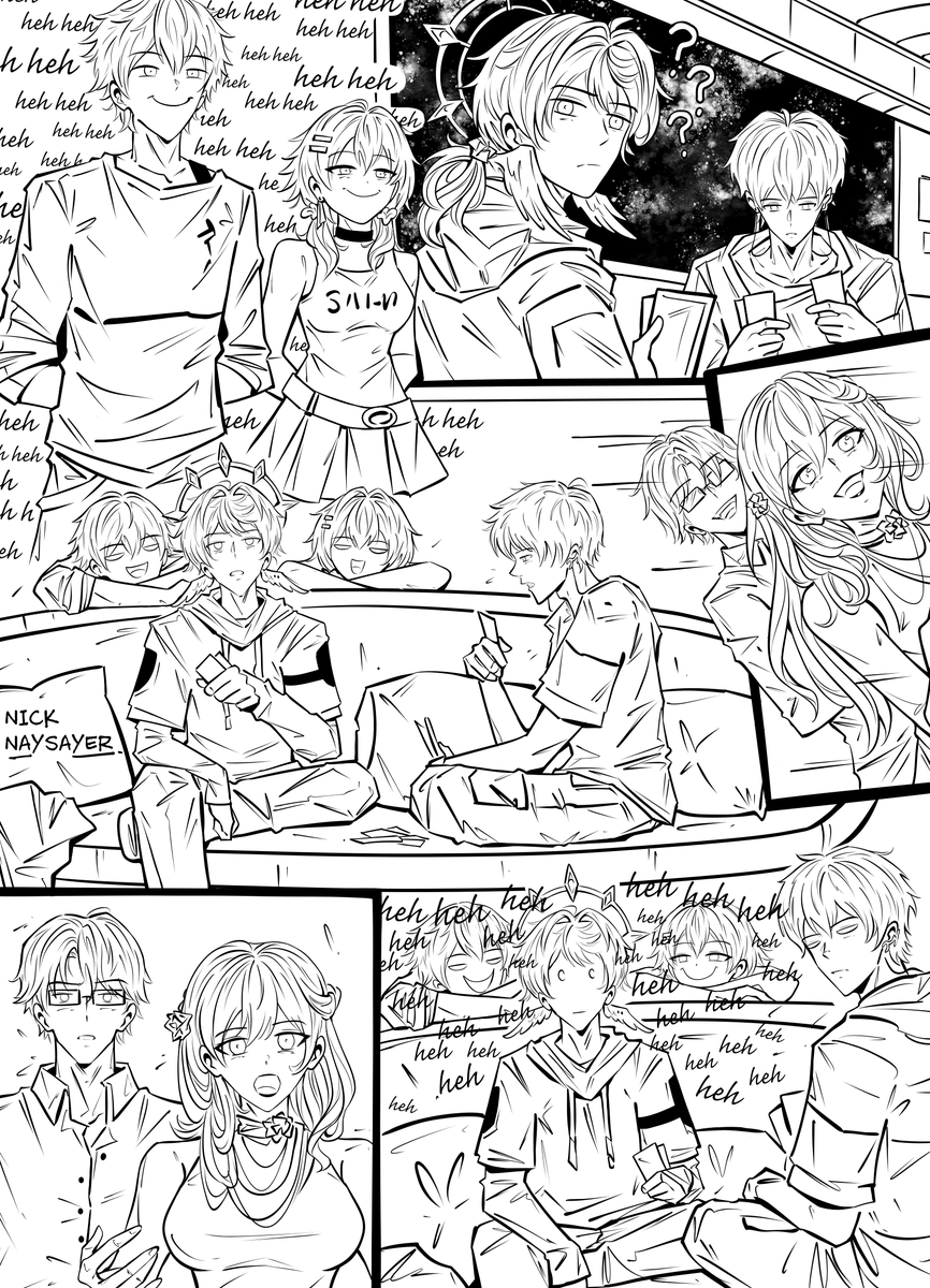 Nick_Naysayer's tweet photo. Somedays, Sunday wonders why he joined the Astral Express Family ~
#honkaistarrail #astralexpress #danheng #sunday #yaoguang #Planarcadia #mihoyo #fanart #ComicsArt https://t.co/3MnS56Pyd1