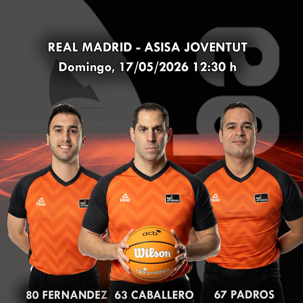 ArbitrosAEBA's tweet photo. @ACBCOM LIGA ENDESA – Jornada 32
Este fin de semana nos sumamos al Día Internacional contra la Homofobia, la Transfobia y la Bifobia, apoyando esta bonita iniciativa de la muñequera arcoíris en la jornada ACB-Endesa.  🌈 
#ArbitrosAEBA #refereelife @ACBCOM https://t.co/bCMlZxduzC