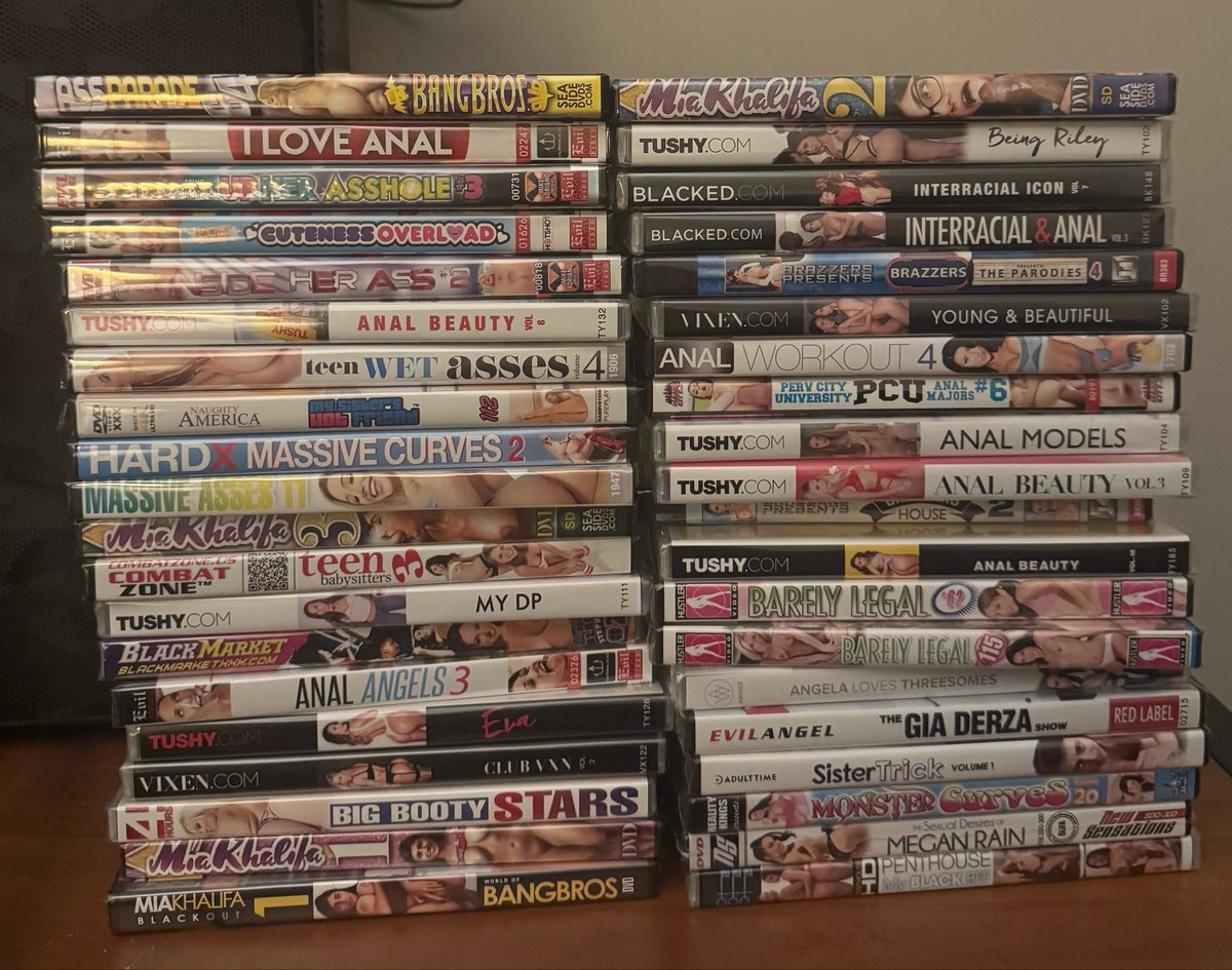 RTEXXX's tweet photo. Huge DVD order came in today. As much as  I love my digital collection, nothing beats having it physical https://t.co/xZzY9r87sd