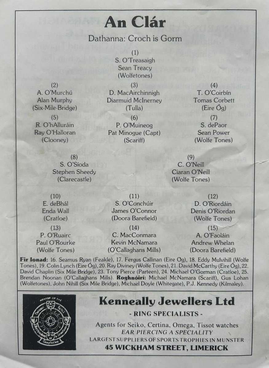 GAA Programmes tweet media
