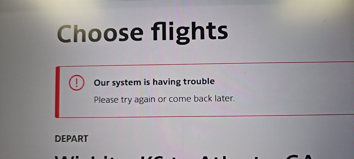 JamesDeeWarren's tweet photo. @AmericanAir Is your booking system not working? I've tried multiple times in multiple browsers for over 3 hours and every attempt resulted in an error... https://t.co/7WGKeRBQ0U