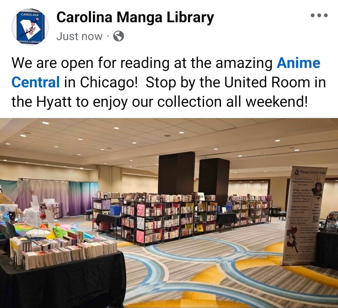 Carolina Manga Library tweet media
