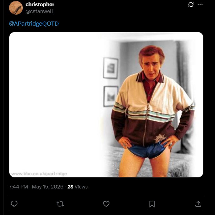 Alan Partridge - Quote of the Day tweet media
