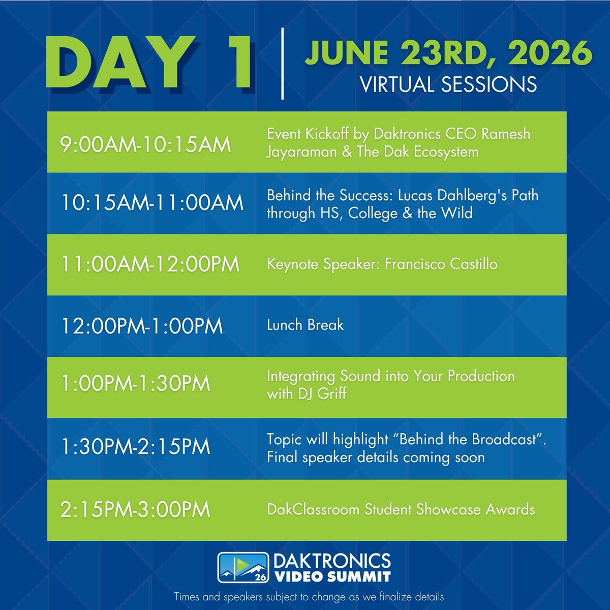 Daktronics tweet media