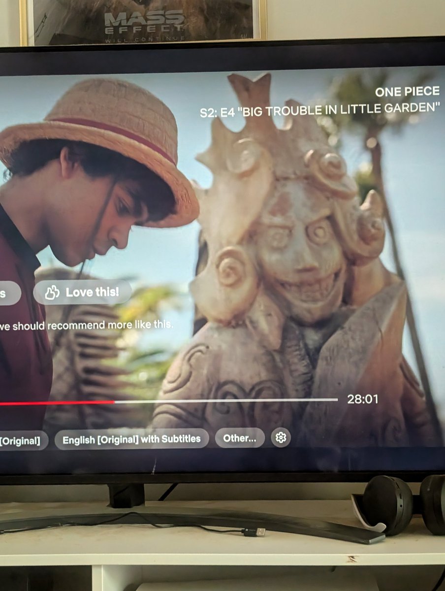 doggostepdad's tweet photo. Joyboy showing up at little garden in live action One Piece! Wow! https://t.co/tF4THci6LJ