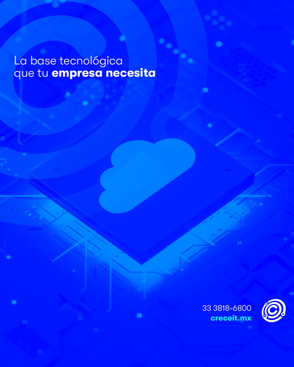 Crece_IT's tweet photo. En Crece IT impulsamos la operación de tu empresa con soluciones tecnológicas confiables y preparadas para el crecimiento. 💻🚀

🔹Equipo de cómputo
🔹Servicios en la nube
🔹Data Center
🔹Virtualización de infraestructura
🔹Respaldo https://t.co/05deu0GqVM