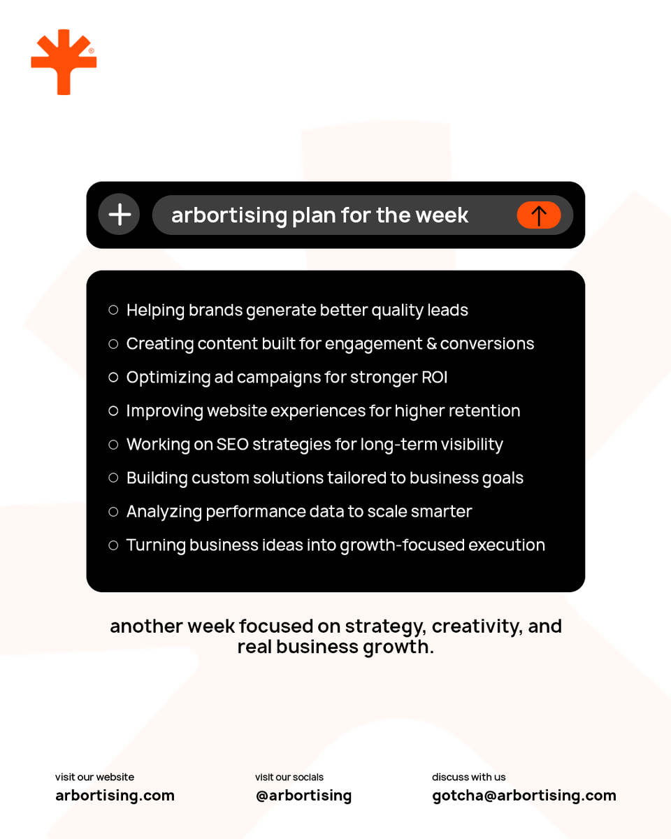 arbortising's tweet photo. Every successful brand growth story starts with consistent execution behind the scenes. While most people only see the final results, the real work happens in the strategy, testing, optimization, and daily improvements that move businesses forward over time.

#arbortising https://t.co/bLidvrWc1n