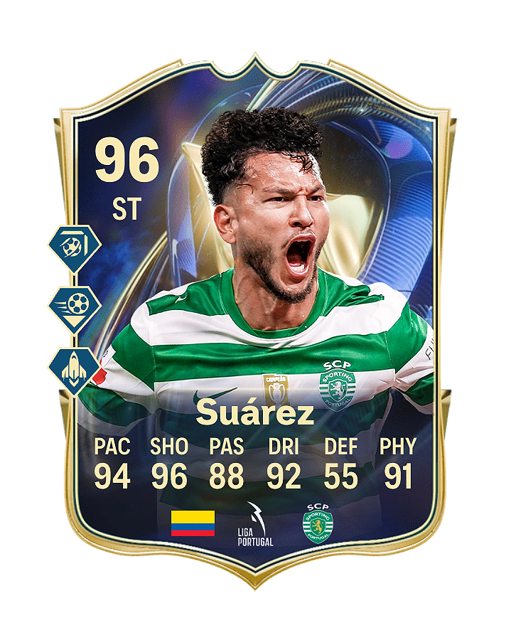 JotaKsFUT's tweet photo. Luis Suárez TOTS 2026 vs Luis Suárez TOTS 2017 😅😅😅😅 https://t.co/I9cpfLZD7a