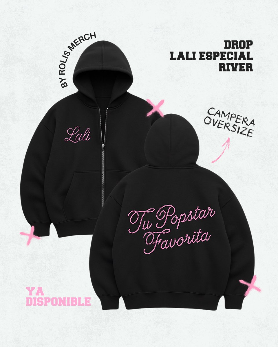 rolismerch's tweet photo. no se preocupen por las camperas de lali, dejamos bastantes guardadas para la feria del prox finde💖 Mucho merch de lali y airbag (50stands con accesorios, stickers, posters, fundas) nos vemos ahi junto a @feriarandomar https://t.co/R1bhUX2xnr