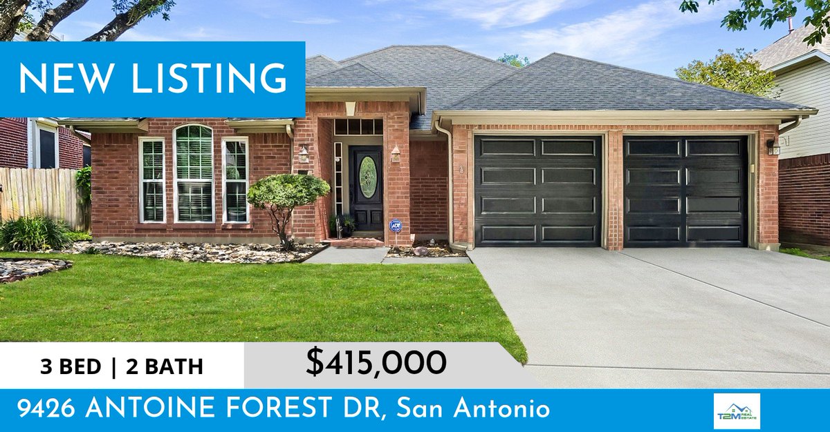 t2mre's tweet photo. 📍 New Listing 📍 Take a look at this fantastic new property that just hit the market located at 9426 Antoine Forest Dr in San Antonio. Reach out here or at (210) 442-9178 for more information!

Listed by Jackie Hunter https://t.co/1zc3GvCFjc https://t.co/T3mu1scHmz