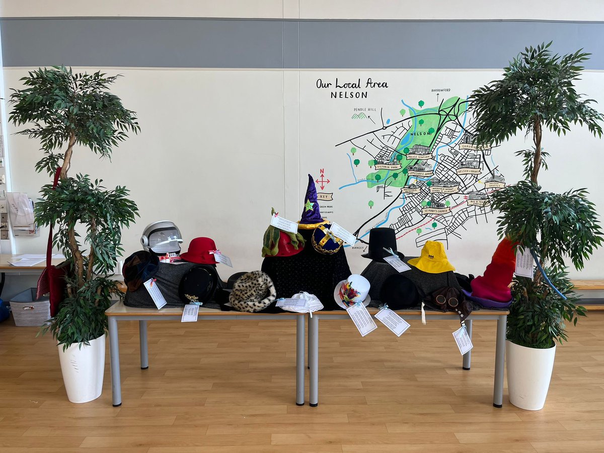Whitefieldhead's tweet photo. Today we launched our summer 2 whole school project; ‘Every hat tells a story’. Each class has chosen a hat to use as their stimulus for learning. I can’t wait to see what stories our hats tell and where they take us with our learning! https://t.co/L6ZauVrF8i