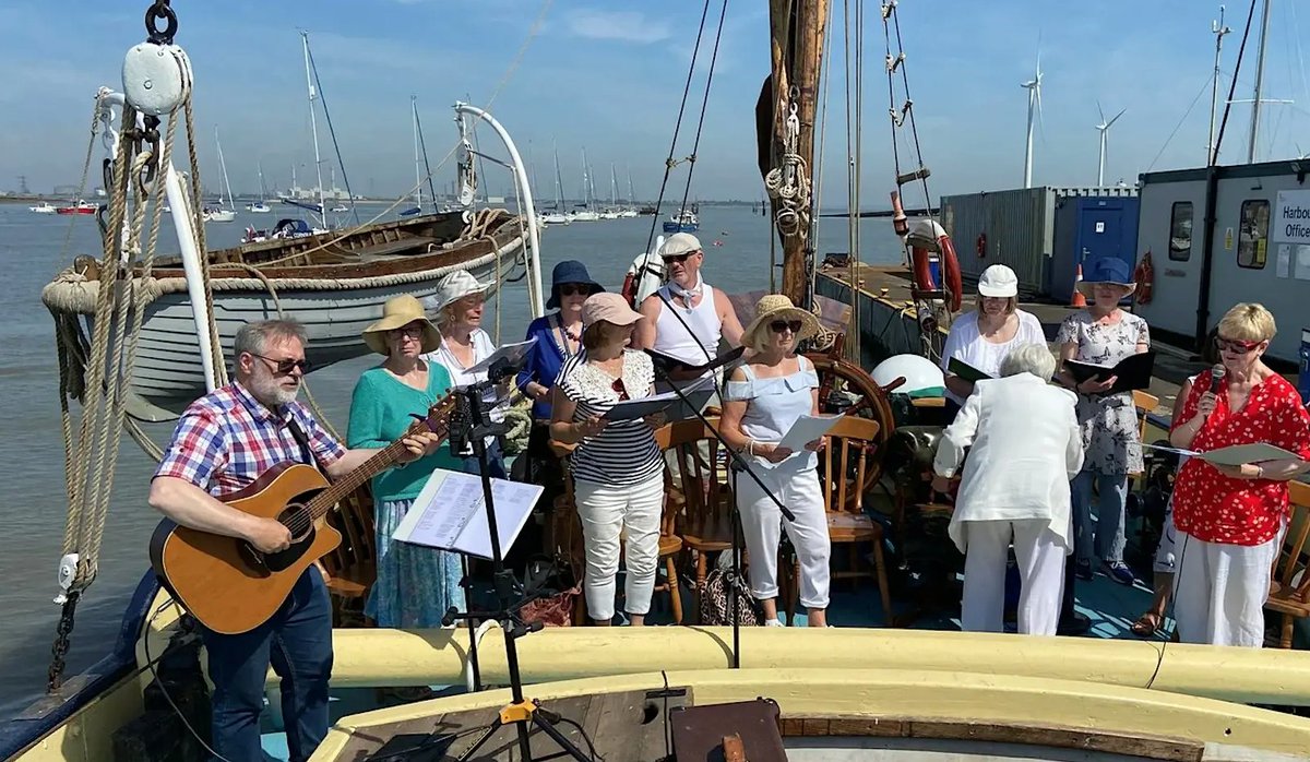SaveAsWriters's tweet photo. News of the very first Sheppey Festival! On June 6th the Oast House Choir are singing along with spoken word from our very own poets Maria McCarthy, Derek &amp; Mary Anne Smith Sellen - in Songs of the River, Songs of the Sea @ the Criterion, Blue Town in Sheerness from 2pm #sheppey https://t.co/LgfPT4QLV8