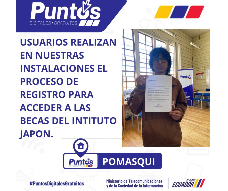 Puntos Digitales Gratuitos Pomasqui tweet media