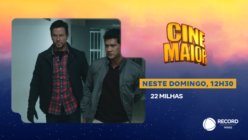 recordtvminas's tweet photo. Neste domingo (17), o Cine Maior exibe "22 Milhas" na tela da RECORD! 🎬🔥
Mark Wahlberg lidera uma operação eletrizante para escoltar uma testemunha em uma corrida cheia de tensão e explosões. 💥🚔
📺 Às 12h30, no Cine Maior! https://t.co/7mTq41Cytn