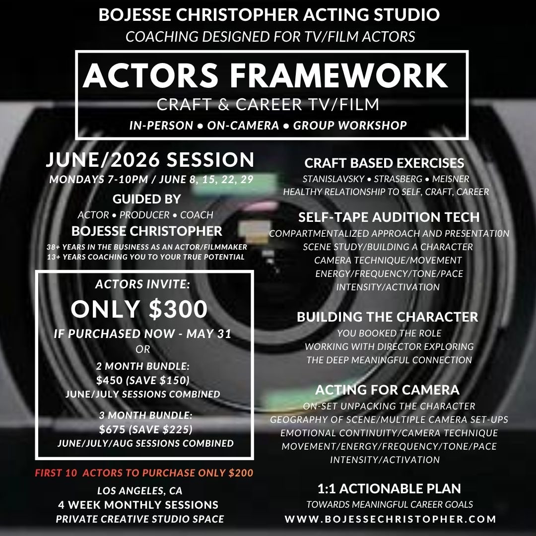 BJCevents's tweet photo. Actors — June session on sale now. Limited capacity. Claim your spot now 🎥✨♥️

https://t.co/IU0JEQ5TuJ https://t.co/JlMF5sHftV
