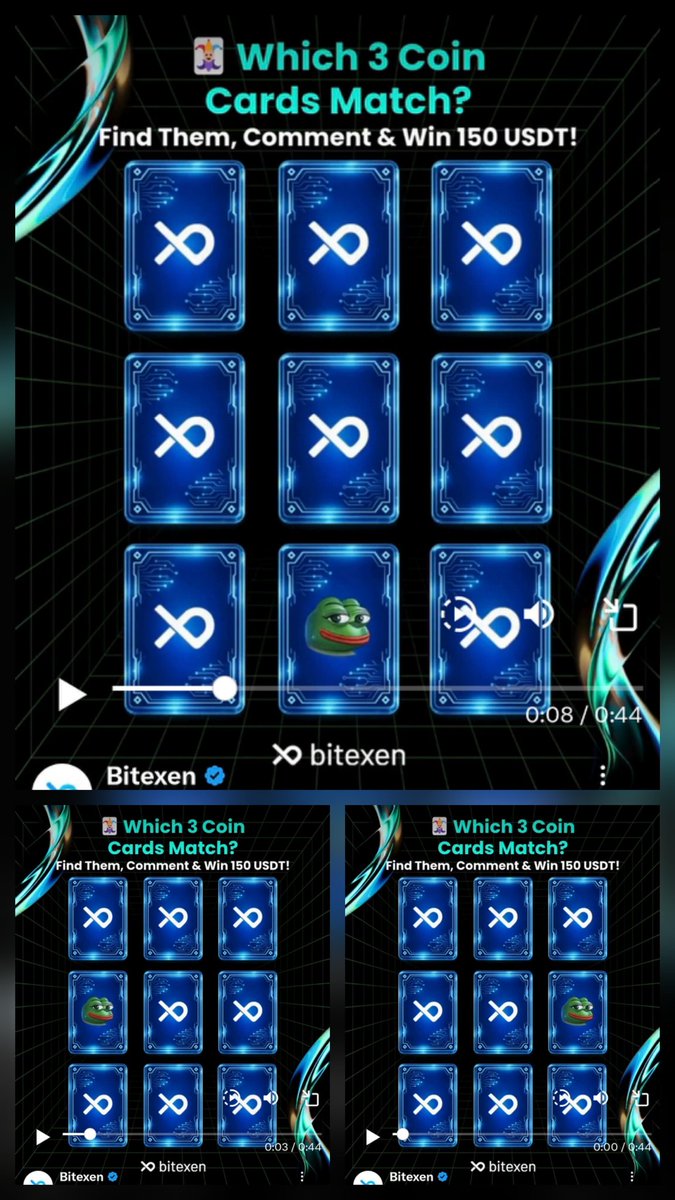 twitmwit7's tweet photo. @bitexencom No: 4 PEPE 
No: 6 PEPE
No: 8 PEPE https://t.co/4EsN6yVl42