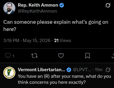 LPNH's tweet photo. Keith Ammon helped deregulate blockchain technology in New Hampshire.

He is leading the charge to make New Hampshire more nuclear friendly.

He's exactly the type of man New Hampshire needs: principled, effective, smart.

Some Libertarians just can't stand seeing others win. https://t.co/xkgI5JVTyq