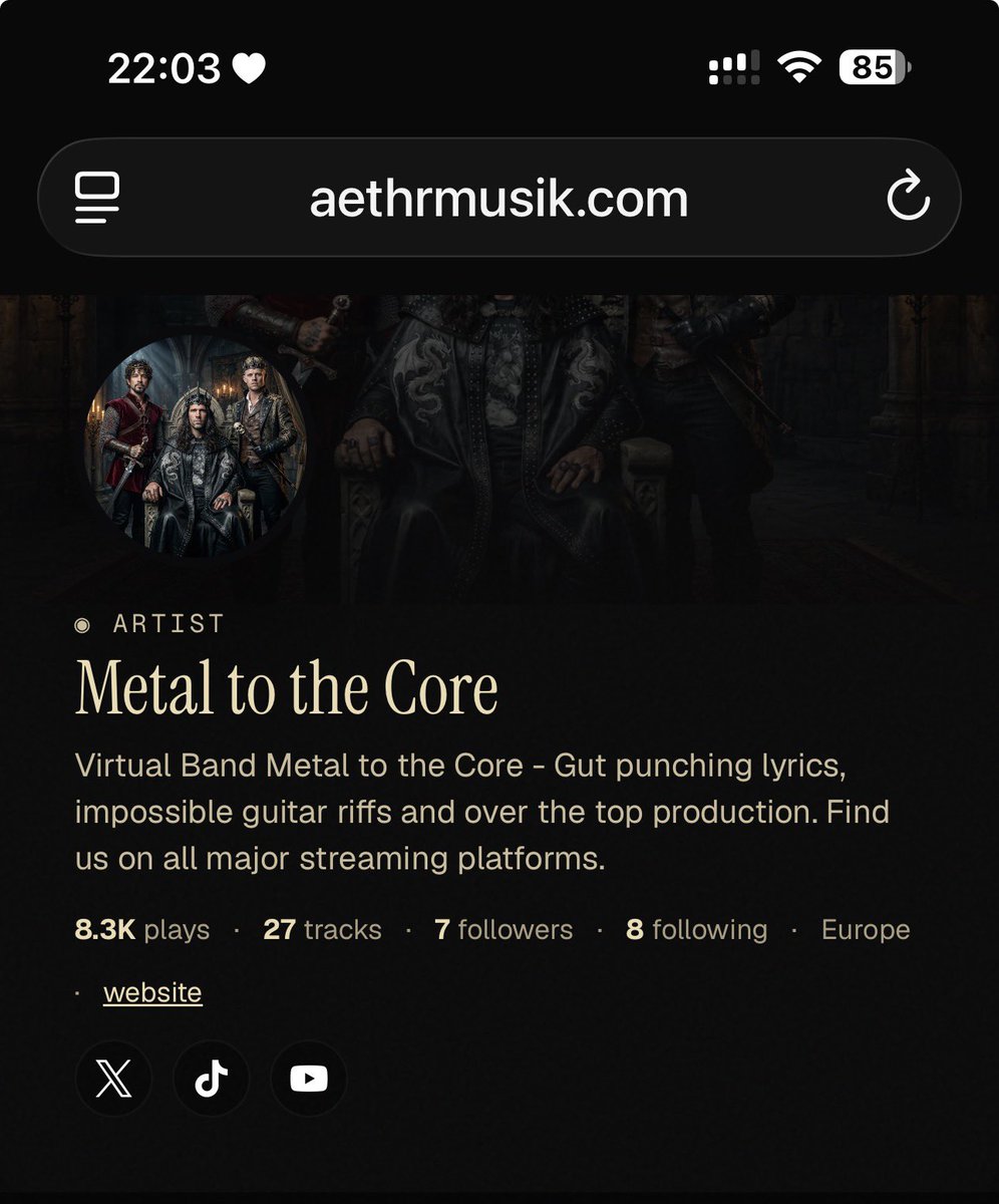 Metal to the Core (Virtual Band) tweet media