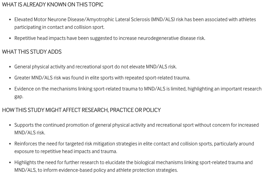 British Journal of Sports Medicine (BJSM) tweet media