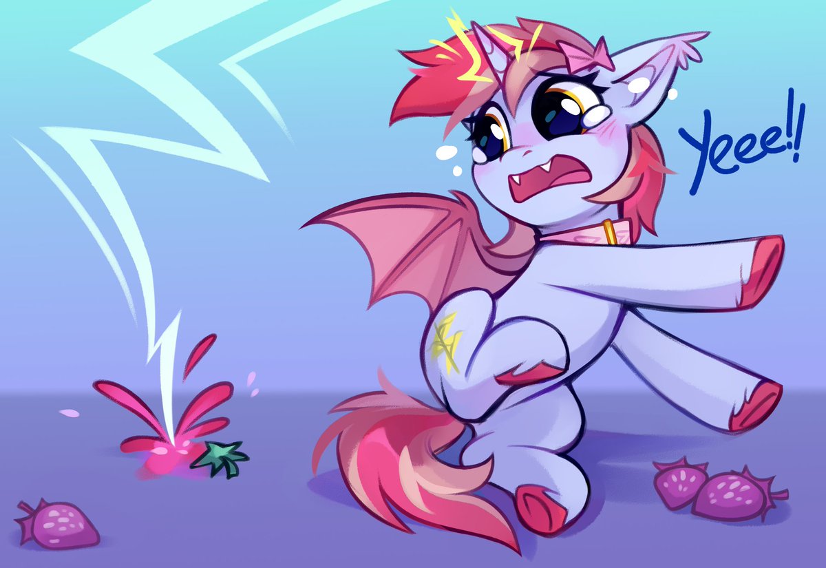 🎀Lil'Cinnamon/Bow unibat/irl mare RAFFLE PINNED! tweet media