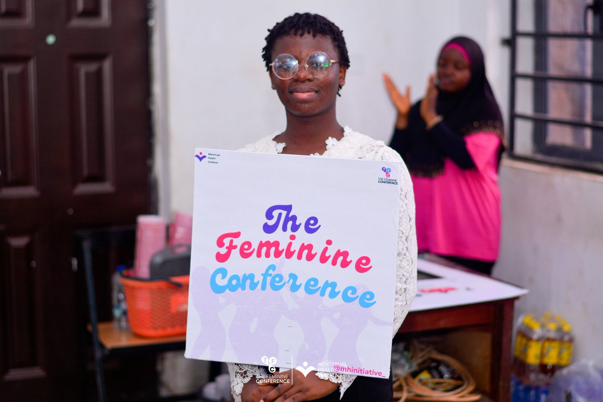 MHInitiative_'s tweet photo. 4 pics, 3 words? 🥳🥳🥳🥳
Hint: The words are on the first picture. 
#women #TheFeminineConference 
#Menstrualhealthinitiative https://t.co/zS3Y3LBNIE