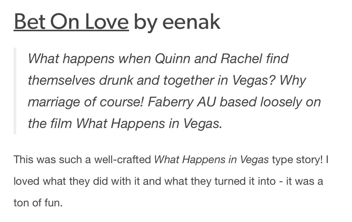 faberry fic recs 📣 tweet media