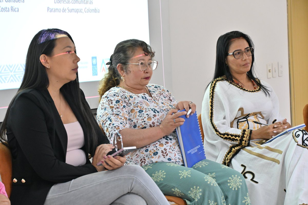 FAO_Colombia's tweet photo. @UNDP @iki_germany @PnudColombia @FAOCostaRica @PNUD_CR @PNUDArgentina @FAOArgentina @MinAmbienteCo @MinAgricultura @FAOclimate 👩🏽‍🌾 La igualdad y el enfoque de género también están en el centro de la conversación, reconociendo el liderazgo de las mujeres en la acción climática y sistemas agroalimentarios más inclusivos y adaptativos ante el cambio climático. https://t.co/RMZRvUY08g