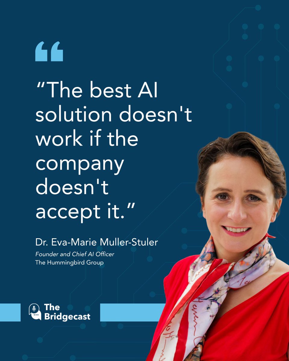 CSGCarrierSol's tweet photo. Rolling out AI? Don’t underestimate the human factor. The best models in the world won’t deliver value if your people aren’t ready to embrace them. Start with culture, not just code.
#AI #TechLeadership https://t.co/FOLFLasmC8