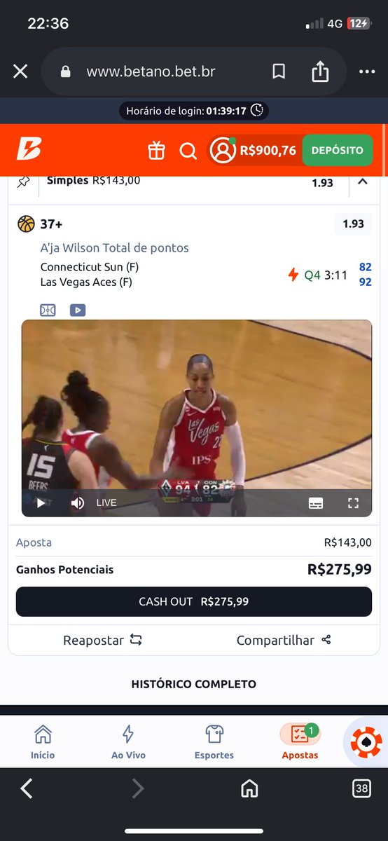 Chriss_GSO's tweet photo. @NBAdabad Hoje a Aja Wilson me fez feliz https://t.co/oQj54fXksU