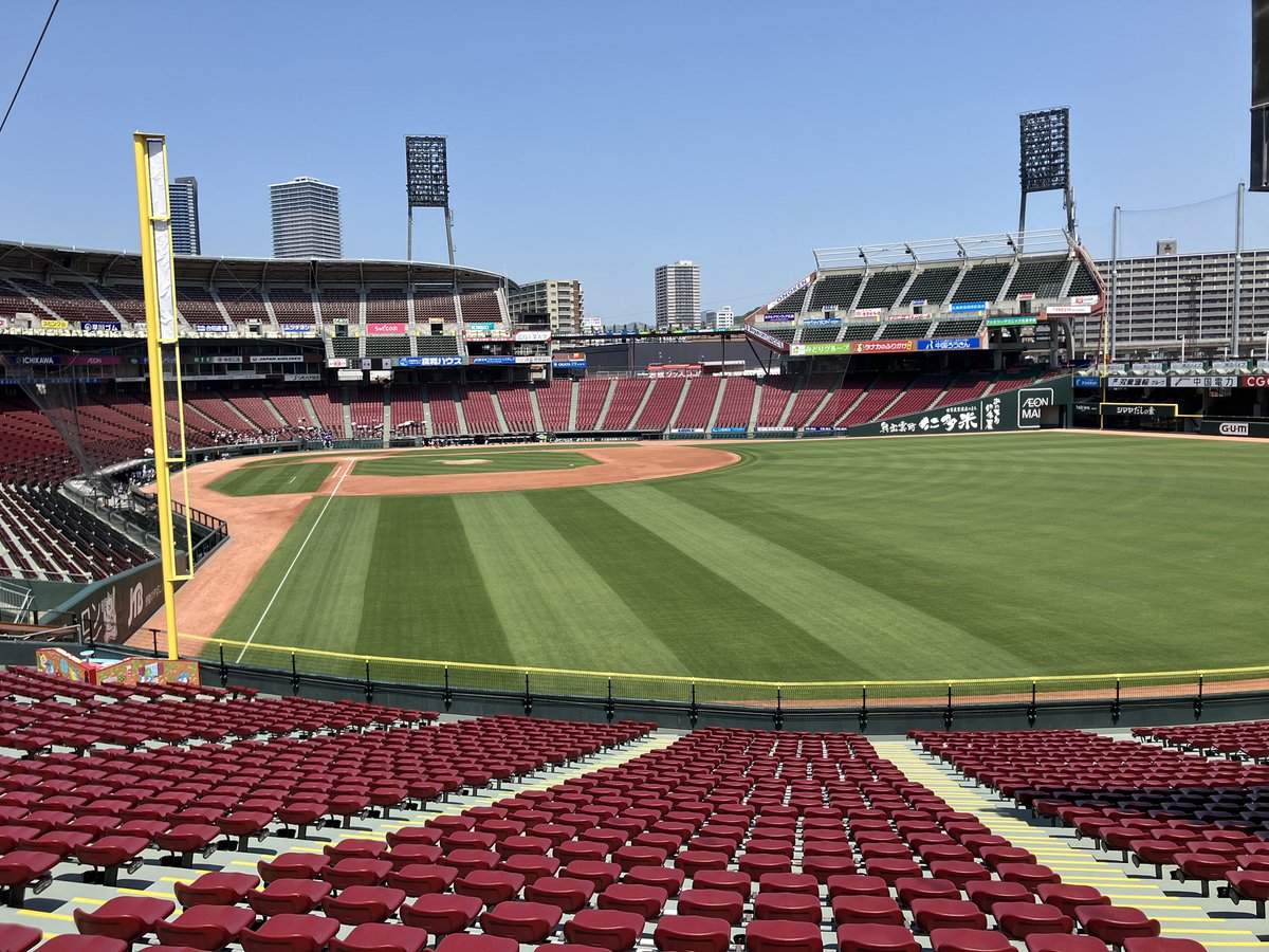 MAZDA ZOOM ZOOMスタジアム広島🏟️ なんか少年野球⚾️やってる