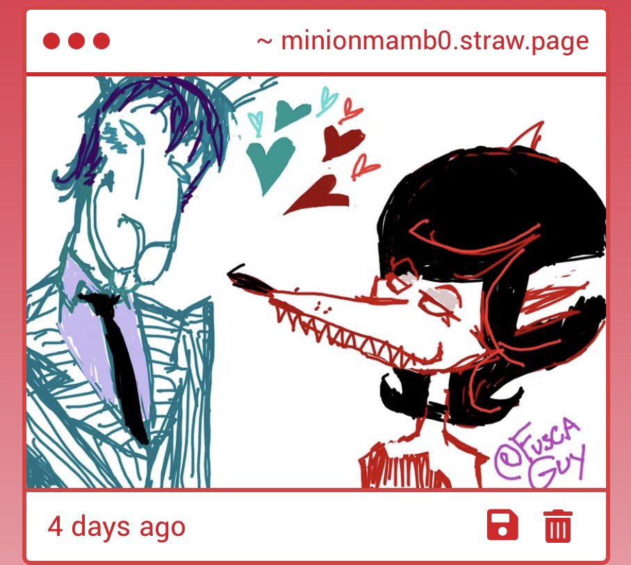 BreadBreadlx's tweet photo. AUGGHG I I LOVE HOW YOU DREW SCARLET AND HERB him being a hare is so everything agahah https://t.co/IlRa2weTX7