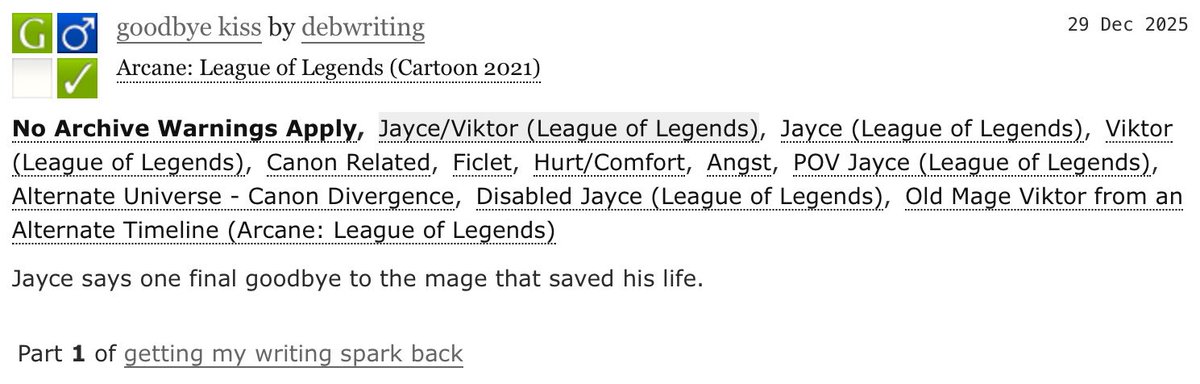 Jayvik Fanfics Recs (one week fic recc break) tweet media
