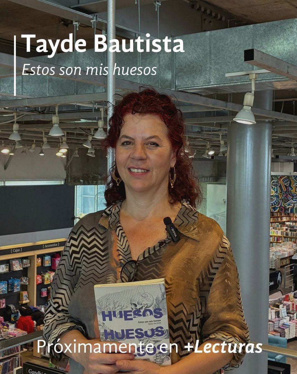 revistaLeemas's tweet photo. En nuestro siguiente episodio de #MásLecturas, conversaremos con Tayde Bautista, autora de “Estos son mis huesos”, novela que explora esa frontera invisible entre lo que recordamos y lo que decidimos olvidar. 

Ésta es una honesta sobre el abandono y la resiliencia, ideal para quienes buscan historias que dejen una huella profunda en la piel. 

🗓️ 17 de mayo
🕗 20:00 h
📺 YouTube: @RevistaLeemaasdeGandhi

Tayde Bautista 
@Nostraediciones