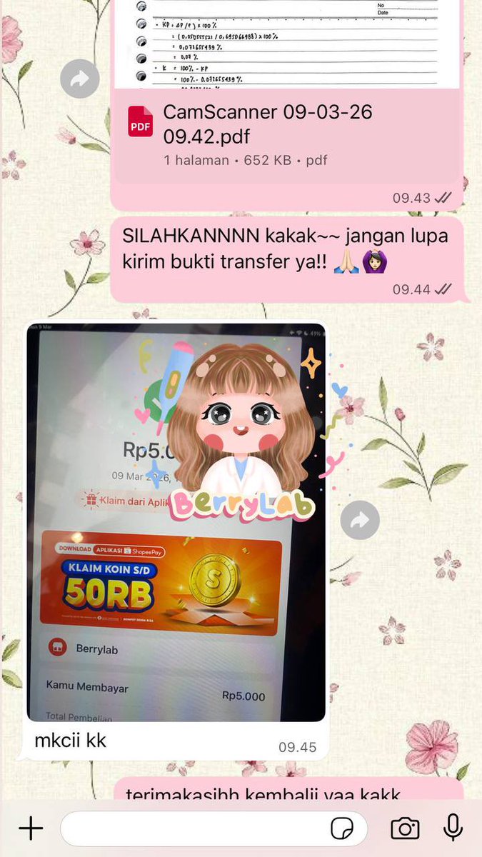 veryberrylab's tweet photo. ☆ 📑 :: Joki Formating 
☆ 📑 :: Joki PPT Kompre
☆ 📑 :: Joki PPT
☆ 📑 :: Joki Tulis https://t.co/NgWzFde96i