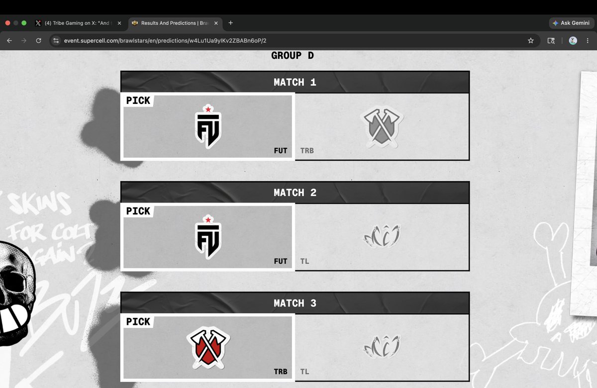 WesleyAng469428's tweet photo. @TribeGaming @Lxffybs @diegogamer5687 @rbmegg @Killer_17YT @Ssugus__ @Brawl_esports im sorry @TribeGaming if im not voting you guys can win against FUT Esports, bcs like you guys are a team that barely make it to brawl cup, from the april monthly final, so versus team @FUTesportsgg at the first round, might be tough for you. IM Sorry https://t.co/dXFY0gtM0U