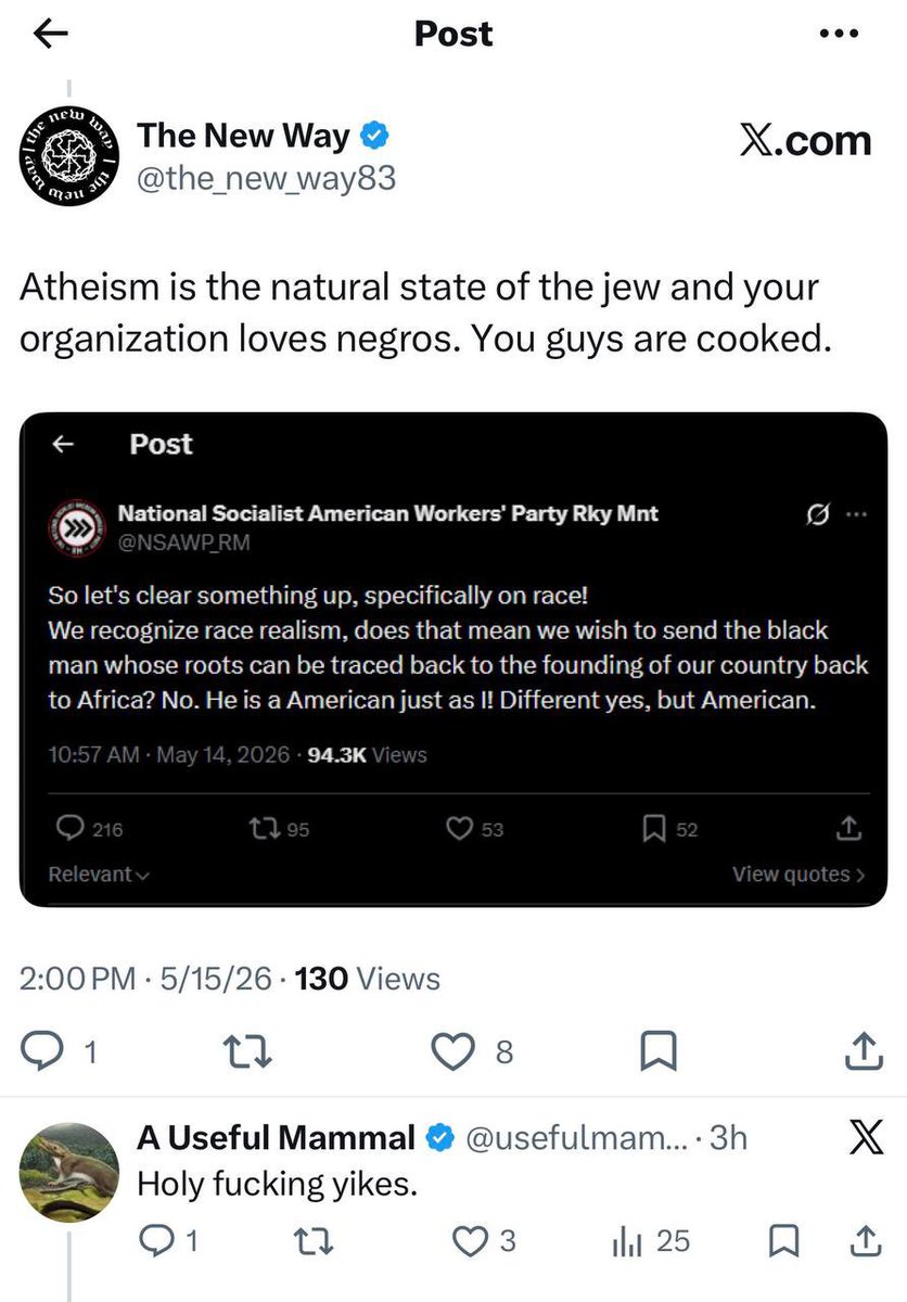 National Socialist American Party of Florida tweet media