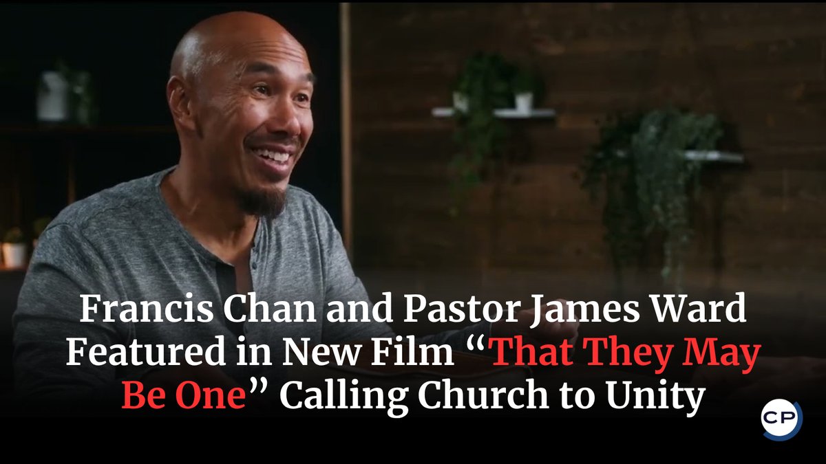 ChristianPost's tweet photo. Francis Chan and James Ward headline "That They May Be One," a new film calling the Church back to unity. #ThatTheyMayBeOne #FrancisChan #ChurchUnity
🔗 https://t.co/G5ZeZ1poeN https://t.co/1LDqESYvsb