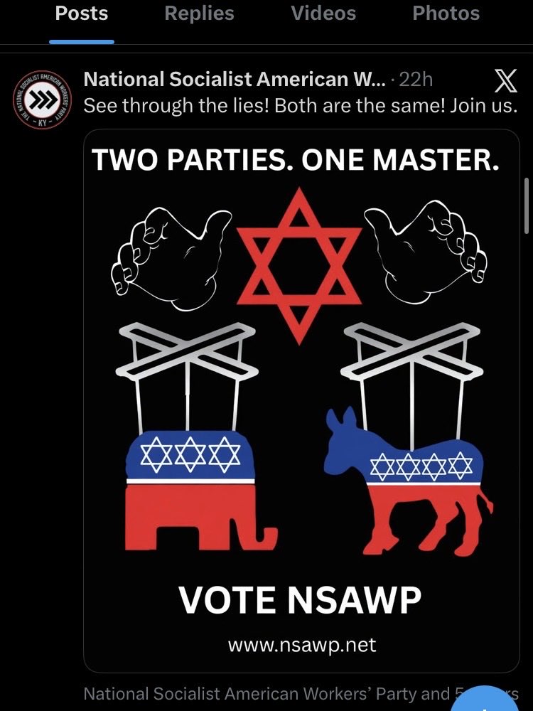 National Socialist American Party tweet media