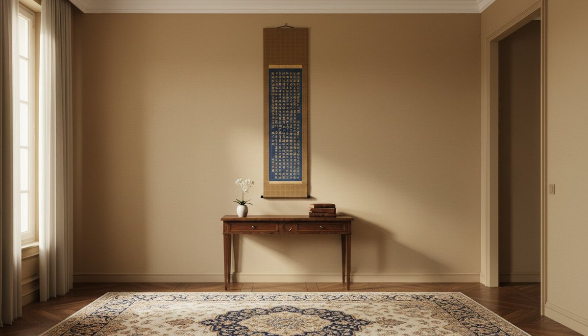 shuchikudo's tweet photo. Japanese Wall Scroll – Hannya Shingyo
A traditional Buddhist art piece written in gold on deep indigo paper.
For Zen interiors, meditation spaces, and collectors of Japanese art.
Ships from Japan.
https://t.co/xUuZgoir09

#japaneseart #wallscroll #zen #japanesedecor #kakejiku https://t.co/gIfPboUkLu