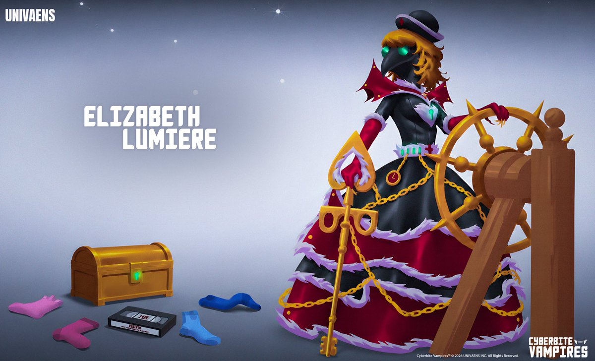 cyberbitevamps's tweet photo. Elizabeth Lumiere – a plague doctor whose maternal instinct proved stronger than death itself.
Now she sails through the skies of OctoCity with her children aboard her mysterious airship. 🐦‍⬛🔑 Discover her captivating story on our Discord server, link in the bio! https://t.co/vRlFKFDz5q