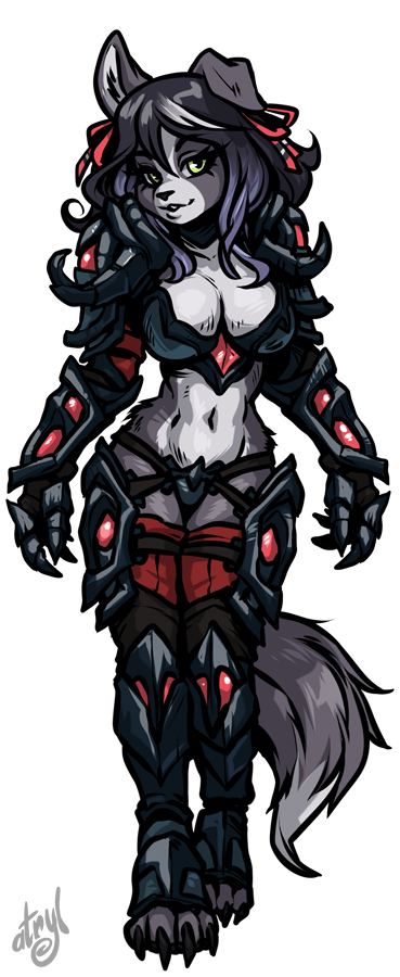 Derviid's tweet photo. Death knight Nilah and her ghoul Earl raid for raiding

Art by @Atrylart ❤️ https://t.co/oeSUEJ61r1