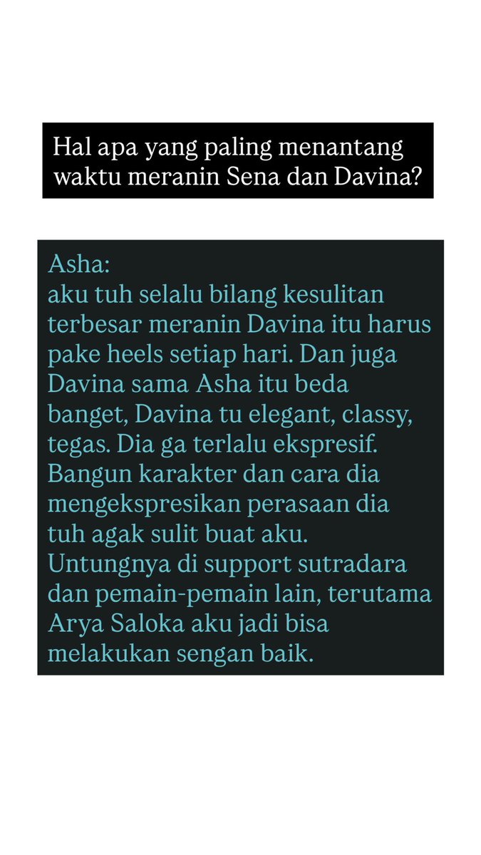 bagaimana_ini's tweet photo. Interview Arya Saloka and Asha Assuncao in HighEnd Magazine May about “Terikat Janji”

Spesial buat sobat Terikat Janji mania, anak kandung Senada, sobat Arya Saloka uhuy, sobat Asha Assuncao mania.

#AryaSaloka
#AshaAssuncao
#TerikatJanji https://t.co/IrZUqwSsKJ