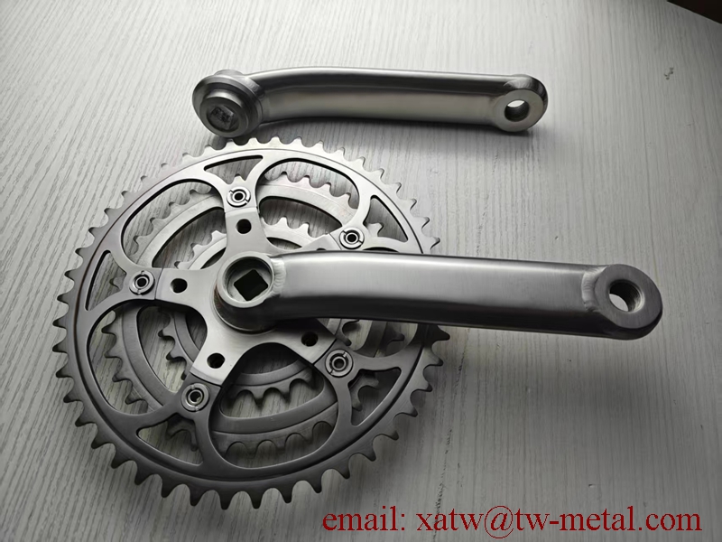 XACDalisa's tweet photo. The Ultimate Titanium Triple Crankset — Lightweight &amp; Ultra-Rigid
Premium Material: Grade 5 Titanium.
#titaniumcrankset #tibicyclecrankset #bicyclecrankset #cranksettitanium #ticrankset #titaniumbikes #tibikes #xacd 
Contact us :
Email: xatw@tw-metal.com
WhatsApp: +86 18291934244 https://t.co/W9WS7gIUeH